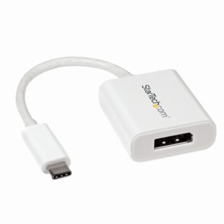 CDP2DPWUSB-C - DisplayPort変換アダプタ 4K/60Hz ホワイト USB Type-C(オス) - ディスプレイポート(メス) Thunderbolt 3 ポート互換スターテック・ドットコム㈱