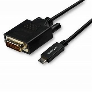CDP2DVI3MBNLUSB-C-DVIディスプレイケーブル 3m ブラック 1920x1200/1080p対応 USB Type-C接続DVIモニタケーブルスターテック・ドットコム㈱