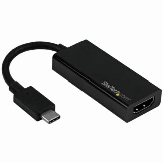 CDP2HD4K60<BR>USB-C - HDMI変換アダプタ 4K/60Hz対応 USB Type-C(オス)-HDMI(メス) MacBook/ ChromeBook Pixel対応<BR>スターテック・ドットコム㈱