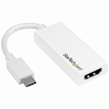 CDP2HD4K60WUSB-C - HDMI変換アダプタ ホワイト 4K/60Hz対応 USB Type-C(オス)-HDMI(メス)スターテック・ドットコム㈱