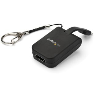 CDP2HDFC<BR>携帯型USB-C-HDMIアダプタ クイックコネクト・キーチェーン対応 4K/30Hz対応USB Type-Cビデオコンバーター<BR>スターテック・ドットコム㈱