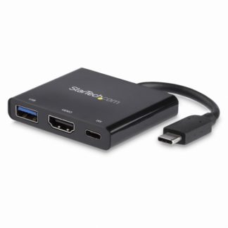 CDP2HDUACP<BR>USB Type-C接続HDMIディスプレイ変換アダプタ 4K/30Hz Thunderbolt 3 互換 60W USB Power Delivery<BR>スターテック・ドットコム㈱