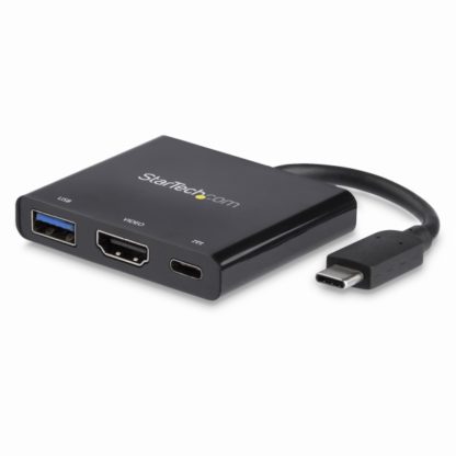 CDP2HDUACPUSB Type-C接続HDMIディスプレイ変換アダプタ 4K/30Hz Thunderbolt 3 互換 60W USB Power Deliveryスターテック・ドットコム㈱