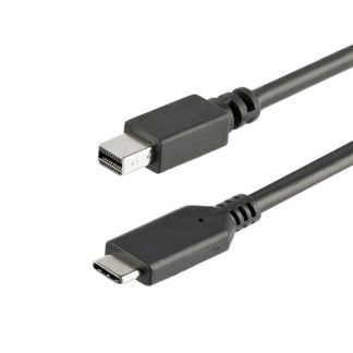 CDP2MDPMM1MB<BR>1m USB-C - Mini DisplayPortケーブル 4K/60Hz ブラック USB Type-C - mDPケーブル<BR>スターテック・ドットコム㈱