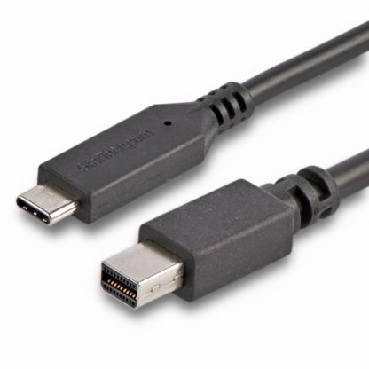 CDP2MDPMM6B1.8m USB-C - Mini DisplayPortケーブル 4K/60Hz ブラック USB Type-C - mDPケーブルスターテック・ドットコム㈱
