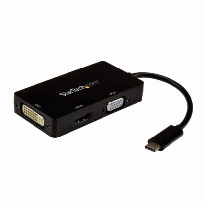 CDPVGDVHDBP3 in 1 USB Type-Cマルチアダプタ 4K/30Hz USB-C - HDMI/DVI/VGA ブラックスターテック・ドットコム㈱