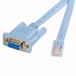 DB9CONCABL6<BR>1.8m RJ45-DB9 Ciscoコンソールケーブル RJ45 オスーD-Sub 9ピン メス シスコルータ用ケーブル<BR>スターテック・ドットコム㈱