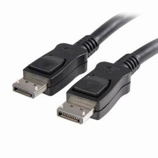 DISPL2Mラッチ付き DisplayPort 1.2ケーブル 2m ディスプレイポート/ DPモニターケーブル 4K (オス/オス) ブラックスターテック・ドットコム㈱