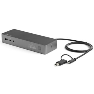 DK30C2DPEPドッキングステーション USB Type-C/Type-A対応 デュアル4Kディスプレイ(DP/HDMI)100W PD Mac/Windows/Chrome OS 4x USB3.0ポートスターテック・ドットコム㈱