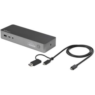 DK30C2DPPD<BR>ドッキングステーション USB Type-C/USB 3.0対応 デュアル4Kディスプレイ(DP/HDMI)60W PD Mac/Windows/Chrome OS 4x USB 3.0ポート<BR>スターテック・ドットコム㈱
