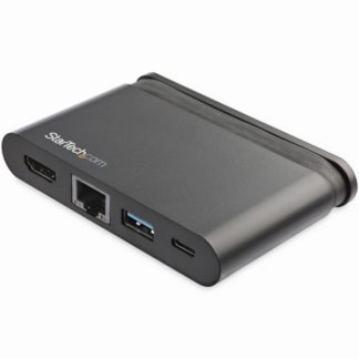DKT30CHCPD<BR>USB Type-C接続マルチアダプタ 4K HDMI Mac/Windows対応 2x USB 3.0/1x USB-C/1x USB-A/100W USB PD 3.0/ギガビット有線LAN<BR>スターテック・ドットコム㈱
