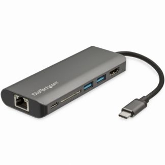 DKT30CSDHPD3USB Type-C接続マルチアダプタ SDカードリーダー/USB PD 3.0/4K HDMI/ギガビット有線LAN/2x USB3.0 USB Type-Cミニドックスターテック・ドットコム㈱