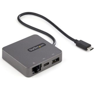 DKT31CHVLUSB-C接続マルチアダプタ USB3.1 Gen2 Type-C対応マルチハブ 4K HDMI/1080p VGA 10Gbps対応USB-A&USB-Cポート ギガビット有線LAN Thunderbolt 3対応スターテック・ドットコム㈱