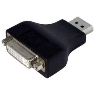 DP2DVIADAPDisplayPort - DVI 変換コネクタ/アダプタ 入力:ディスプレイポート (オス) 出力:DVI-I (メス)スターテック・ドットコム㈱