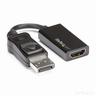 DP2HD4K60S<BR>DisplayPort - HDMI 変換アダプタ 4K/60Hz対応 ディスプレイポート(オス) - HDMI(メス)<BR>スターテック・ドットコム㈱
