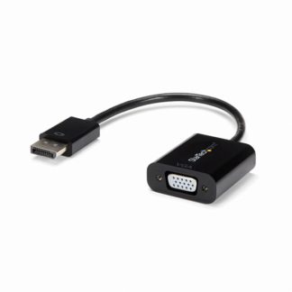 DP2VGA3<BR>DisplayPort(オス)-VGA(メス)変換アダプタ ディスプレイポート/ DP-VGA (D-Sub15ピン) 変換ケーブル 1920x1200 ブラック<BR>スターテック・ドットコム㈱