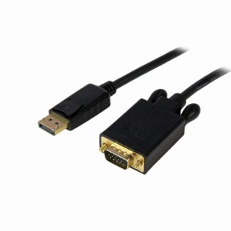 DP2VGAMM6B<BR>DisplayPort-VGA変換ケーブル 1.8m ディスプレイポート/ DP （オス） - VGA（オス） 1920x1200<BR>スターテック・ドットコム㈱