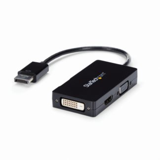 DP2VGDVHDDisplayPort-VGA/ DVI/ HDMI変換アダプタ スリーインワン・ディスプレイポート/ DP変換ケーブル 1920x1200/1080p ブラックスターテック・ドットコム㈱