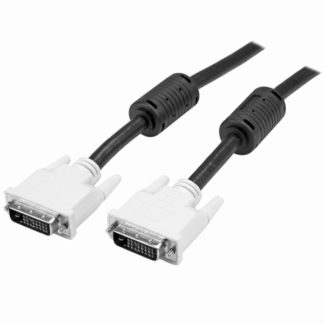 DVIDDMM3M<BR>3m DVI-Dデュアルリンクケーブル DVI-Dディスプレイケーブル(オス/オス) DVI-D(25ピン)-DVI-D(25ピン) 2560x1600 ブラック<BR>スターテック・ドットコム㈱