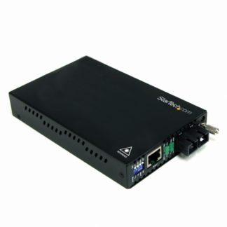 ET90110SM302<BR>イーサネット光メディアコンバータ Ethernet(10/100Base-T) - 光ファイバ(100BASE-FX) シングルモード 最大30km延長 RJ-45(メス) - 光ファイバ 2芯SC(メス)<BR>スターテック・ドットコム㈱