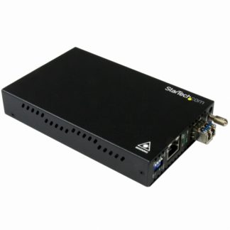 ET91000SM20<BR>ギガビットイーサネット対応光メディアコンバータ 1000BASE-T(RJ45) - 1000BASE-LX(シングルモード LC) 20km<BR>スターテック・ドットコム㈱