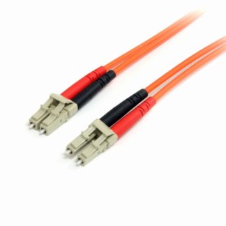 FIBLCLC7<BR>光ファイバーケーブル 7m LSZH対応パッチコード OM1仕様準拠 マルチモード コア径62.5ミクロン/芯径125ミクロン 2芯LC-LCコネクタ<BR>スターテック・ドットコム㈱