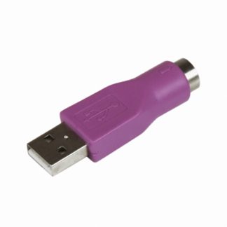 GC46MFKEY<BR>PS/2 - USB変換アダプタ PS/2キーボード - USB変換コネクタ PS/2 メス - USB Aタイプ オス<BR>スターテック・ドットコム㈱