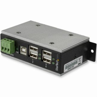 HB20A4AME4ポート産業用USB 2.0ハブ ESD保護/350Wサージ保護 ウォールマウント対応スターテック・ドットコム㈱