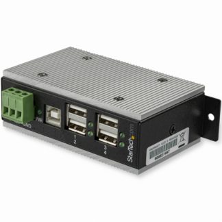 HB20A4AME<BR>4ポート産業用USB 2.0ハブ ESD保護/350Wサージ保護 ウォールマウント対応<BR>スターテック・ドットコム㈱