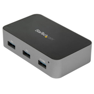 HB31C4AS<BR>4ポートUSB Type-Cハブ 10Gbps 4x USB-A 専用ACアダプタ付属<BR>スターテック・ドットコム㈱