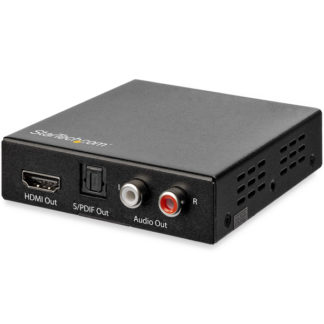 HD202A<BR>HDMIデジタルオーディオ音声分離器 4K/60Hz対応 HDR HDMI/Toslink光デジタル/RCAサウンドをサポート<BR>スターテック・ドットコム㈱