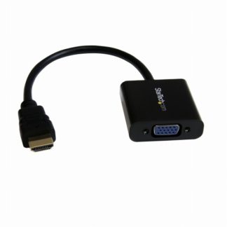HD2VGAE2<BR>HDMI-VGA変換アダプタ/ コンバータ HDMI(19ピン)-アナログRGB(D-Sub15ピン)変換コネクタ オス/メス 1920x1080<BR>スターテック・ドットコム㈱