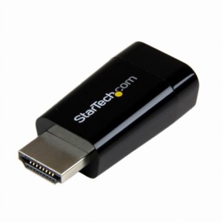 HD2VGAMICRO<BR>コンパクトHDMI-VGA変換アダプタ/コンバータ (Chromebook/ Ultrabook/ ノートパソコンに最適) HDMI オス-アナログRGB (D-Sub15ピン) メス 変換コネクタ 1920x1200/1080p<BR>スターテック・ドットコム㈱