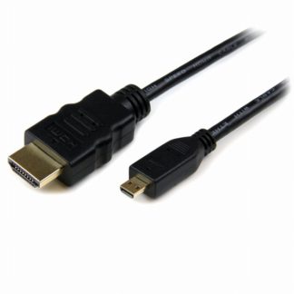 HDADMM1M1m イーサネット対応ハイスピードHDMI - HDMI Micro変換ケーブル HDMI(タイプA) - HDMIマイクロ(タイプD) オス/オススターテック・ドットコム㈱