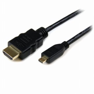 HDADMM3M<BR>3m イーサネット対応ハイスピードHDMI - HDMI Micro変換ケーブル HDMI(タイプA) - HDMIマイクロ(タイプD) オス/オス<BR>スターテック・ドットコム㈱