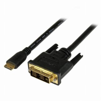 HDCDVIMM2M<BR>Mini HDMI - DVI-D変換ケーブル 2m ミニHDMI(19ピン) オス- DVI-D(19ピン) オス 1920x1200<BR>スターテック・ドットコム㈱