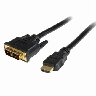 HDDVIMM2M<BR>2m HDMI-DVI-D変換ケーブル HDMI(19ピン)-DVI-D(19ピン) オス/オス<BR>スターテック・ドットコム㈱