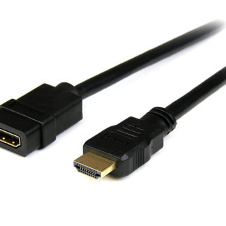 HDEXT2M<BR>2m HDMI延長ケーブル ウルトラHD 4k x 2k対応 HDMI(19ピン) オス - HDMI(19ピン) メス 延長コード<BR>スターテック・ドットコム㈱