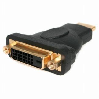 HDMIDVIMFHDMI-DVI-D変換コネクタ HDMI(19ピン) オス to DVI-D(25ピン) メス 変換アダプタ ブラック 金メッキコネクタスターテック・ドットコム㈱