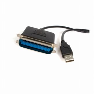 ICUSB1284<BR>1.8m USB-パラレルプリンタコンバータケーブル USB A(4ピン)-セントロニクス/アンフェノール 36ピン(IEEE1284準拠) 変換ケーブル オス/オス<BR>スターテック・ドットコム㈱