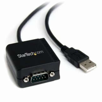 ICUSB2321F<BR>USB - RS232Cシリアル変換ケーブル COMポート番号保持機能対応シリアルコンバータ/変換アダプタ FTDIチップセット使用 1x USB A - 1x DB-9/D-Sub 9ピン<BR>スターテック・ドットコム㈱