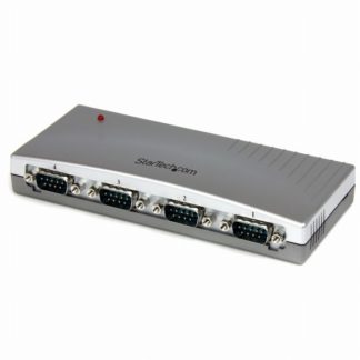 ICUSB23244ポート USB-RS232C変換ハブ USB2.0-シリアル (x 4) コンバータ/ 変換アダプタ USB A (オス)-D-Sub9ピン (オス)スターテック・ドットコム㈱