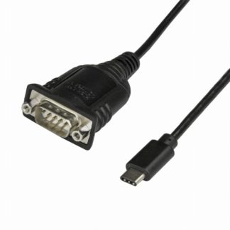 ICUSB232C<BR>USB-C - シリアル(RS232C)変換アダプタケーブル USB 2.0/1.1準拠 USB Type-C(オス) - D-Sub9ピン(オス)<BR>スターテック・ドットコム㈱