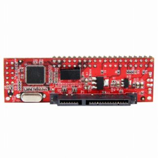 IDE2SAT2<BR>IDE-SATA HDD/光学ドライブ用変換アダプタ M/B専用40ピンPATA-SATA 2.5インチ/3.5インチ/5.25インチ HDD/SSD/ODD変換コネクタ 1x IDE 40ピン (オス)-1x SATA (7+15ピン)<BR>スターテック・ドットコム㈱