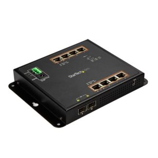 IES101GP2SFW<BR>8ポートPoE+給電機能付きギガビットイーサネット対応マネージスイッチ 2ポートSFP搭載 ウォールマウント対応 GbE対応スイッチングハブ<BR>スターテック・ドットコム㈱