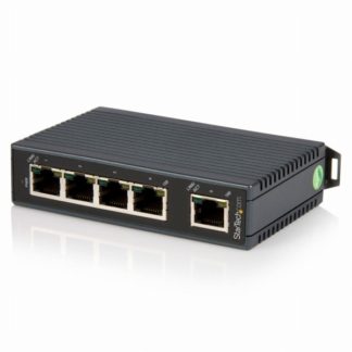 IES5102<BR>5ポート産業用スイッチングハブ DINレールに取付け可能LAN用ハブ 10/100Mbps対応ネットワークハブ 12-48VDCターミナルブロック Energy Efficient Ethernet (EEE)対応<BR>スターテック・ドットコム㈱