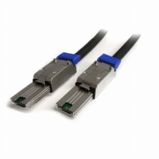 ISAS88882<BR>2m 外部接続用Mini SASケーブル Serial Attached SCSI SFF-8088-SFF-8088 2x SFF-8088 (オス)<BR>スターテック・ドットコム㈱
