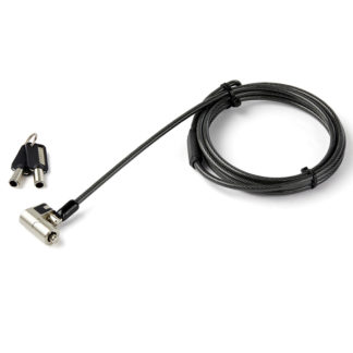 LTULOCKKEY<BR>シリンダー錠セキュリティワイヤー 2m 標準スロット/Noble Wedgeスロット/Nano Saverスロット対応<BR>スターテック・ドットコム㈱