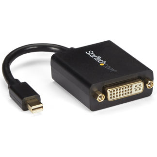 MDP2DVI<BR>Mini Displayport-DVI変換アダプタ ミニディスプレイポート/ Mini DP-DVI変換ケーブル Mini DisplayPort オス-DVI-I(29ピン) メス 1920x1200 ブラック<BR>スターテック・ドットコム㈱