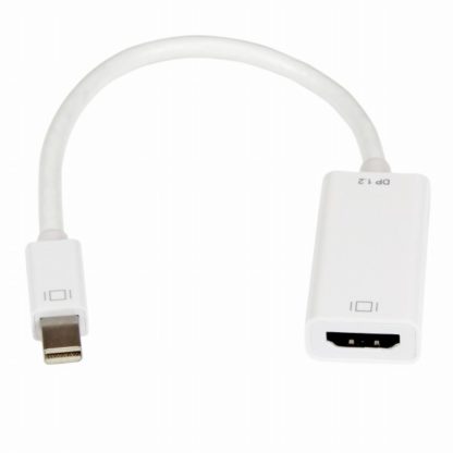 MDP2HD4KSWMini DisplayPort 1.2 - HDMI アクティブ変換アダプタ ホワイト 4K対応 7.1chサラウンドスターテック・ドットコム㈱